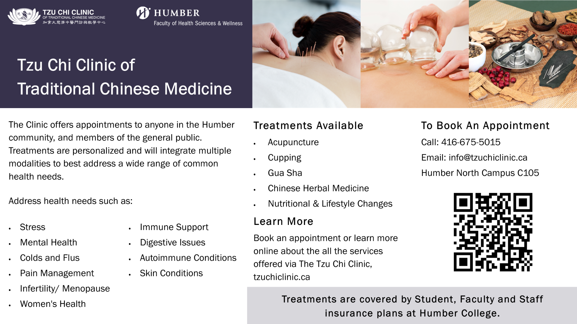 OnCampus Tzu Chi Clinic of Traditional Chinese Medicine Humber